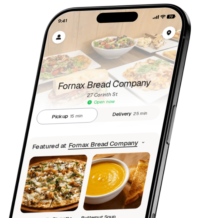Fornax Bread Company app preview